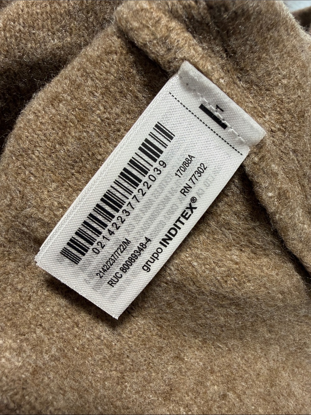Zara Knit Scarf Jumper Sweater With Scarf Detail - M - Picture 10 of 12